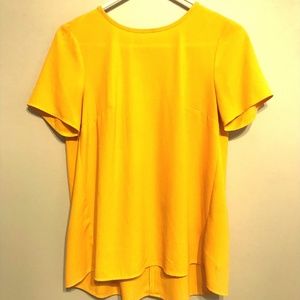 Michael Kors Sunflower Yellow Blouse Size XS